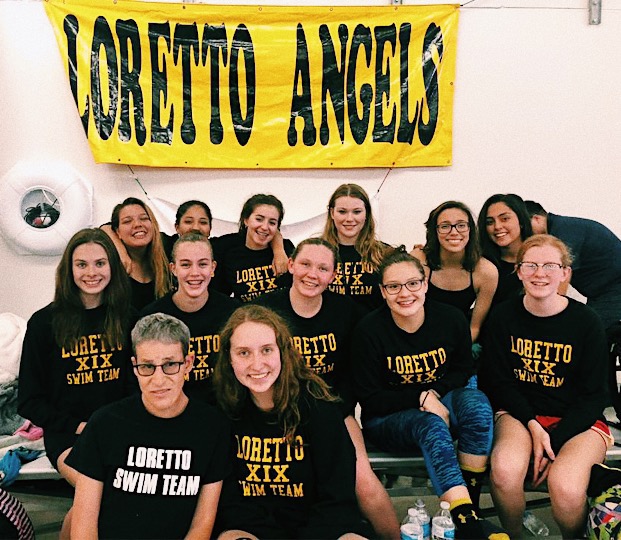 The 2018-2019 Loretto Varsity Swim team.
(Photo courtesy: Analia Cortez