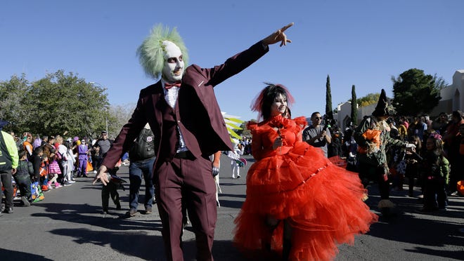 Last years Halloween Parade through the streets of east El Paso. It had over 1,000 spectators.