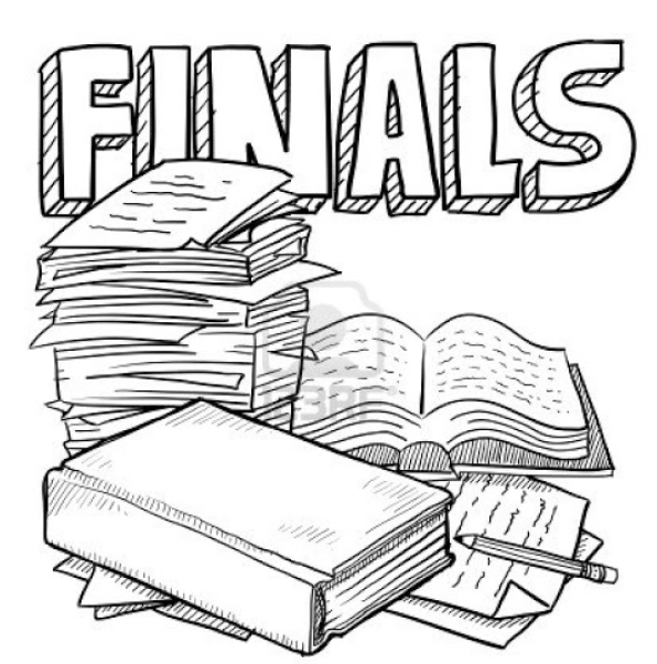 As finals week approaches, students fill the books and coffee cups. For seniors, this will be their last first semester high school finals.