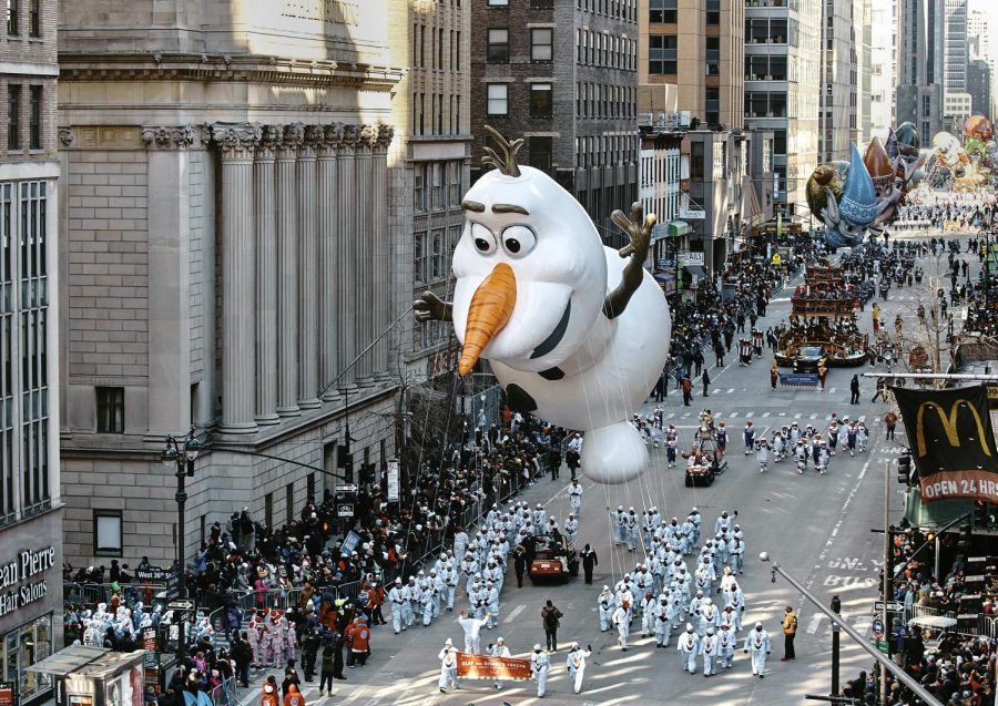 Last year’s Thanksgiving Day Parade in the streets of New York City. The parade had over 3.5 million spectators.