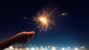 Lighting sparkles on New Year’s is tradition. It represents celebration and light to a clean slate. 