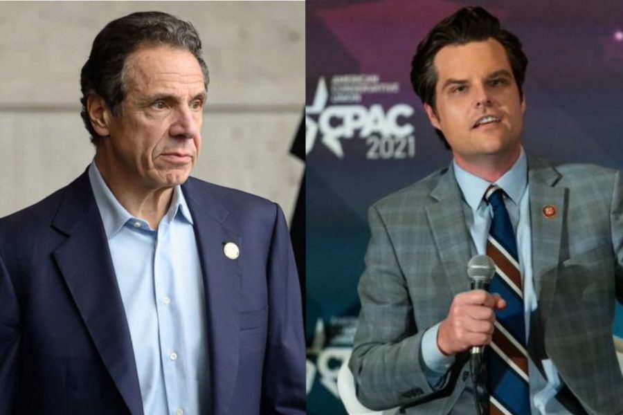 Cuomo and Gaetz face calls for resignation after sexual misconduct allegations. Both politicians have denied all accusations. 