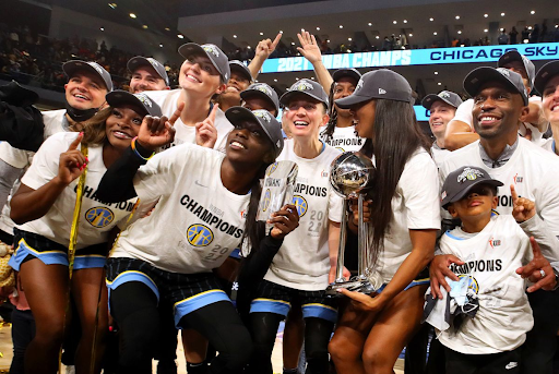 The Chicago Sky win their first championship in 16 years. They came back from 11 points down and took the win. 