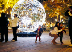 As Christmas is right around the corner, San Jacinto Plaza has transformed into a winter wonderland. Winterfest began on November 19th and will continue to attract guests until early January. Photo courtesy of the El Paso Times.