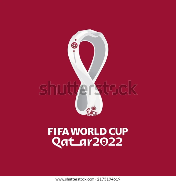 The 2022 FIFA World Cup logo is a traditional Arabic shawl and resembles the number eight to symbolize the eight stadiums in Qatar. Unlock, a studio based in Lisbon, Portugal, designed the logo. Photo courtesy of Shutterstock
