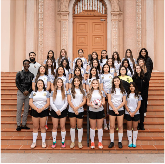 Loretto Academy’s Soccer team 
Photo provided by Alondra Gutierrez.
