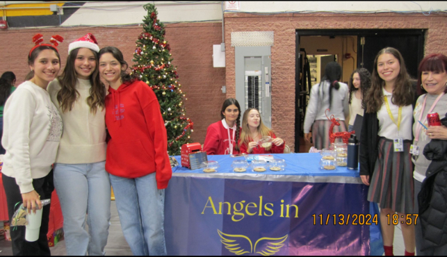 Angles in Business club members sold their handmade cookies. These flavors included matcha, Reese’s, tiramisu, snickerdoodle, and chocolate chip. 