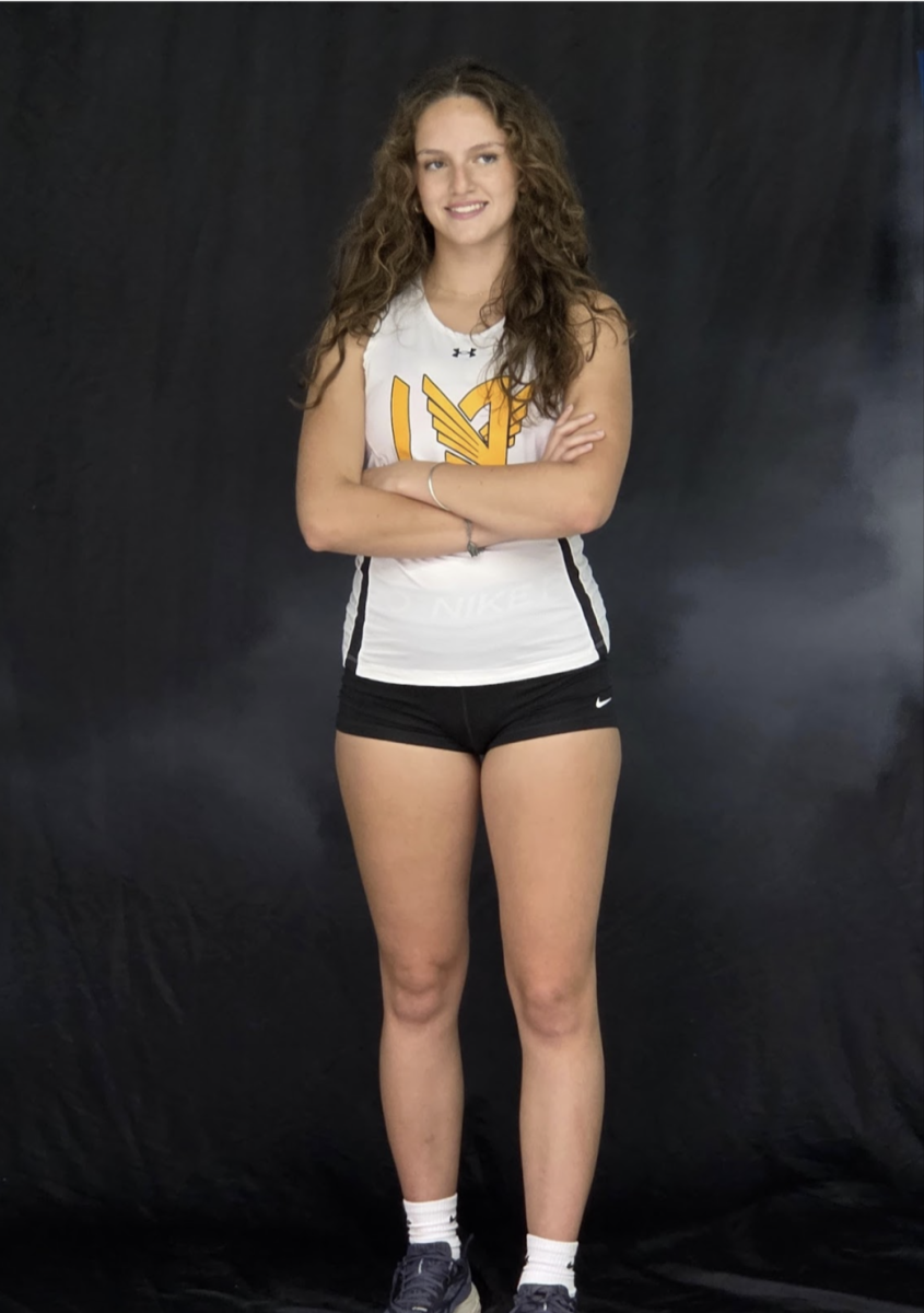 Vivienne Colon in her third year as a member of the Loretto Academy Cross Country team. She is Angel in the Spotlight pf November 2025. Photo courtesy of Vivienne Colon.
