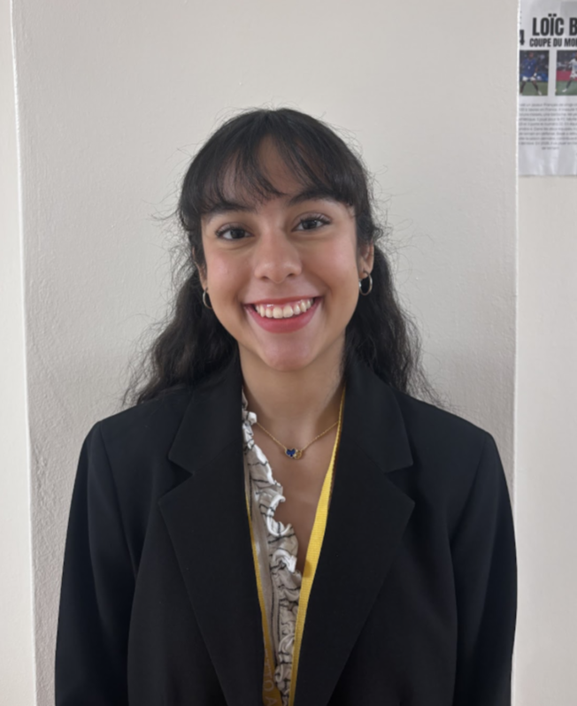 Senior Juliana Puentes is the president of the Mock Trial team and Speech and Debate. Her future plans include studying law and becoming a lawyer. Photo courtesy of Marifer Reyes. 